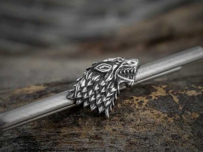tie clip STARK Game of Thrones