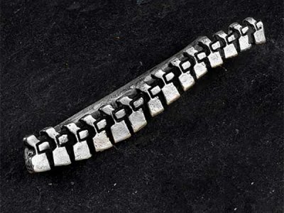 Spinal column Tie clip