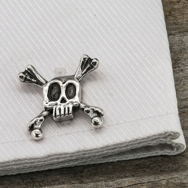 Skull and Bones cufflinks