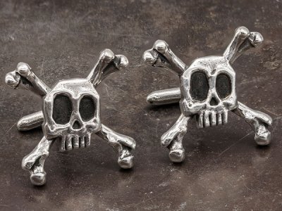 Skull and Bones cufflinks